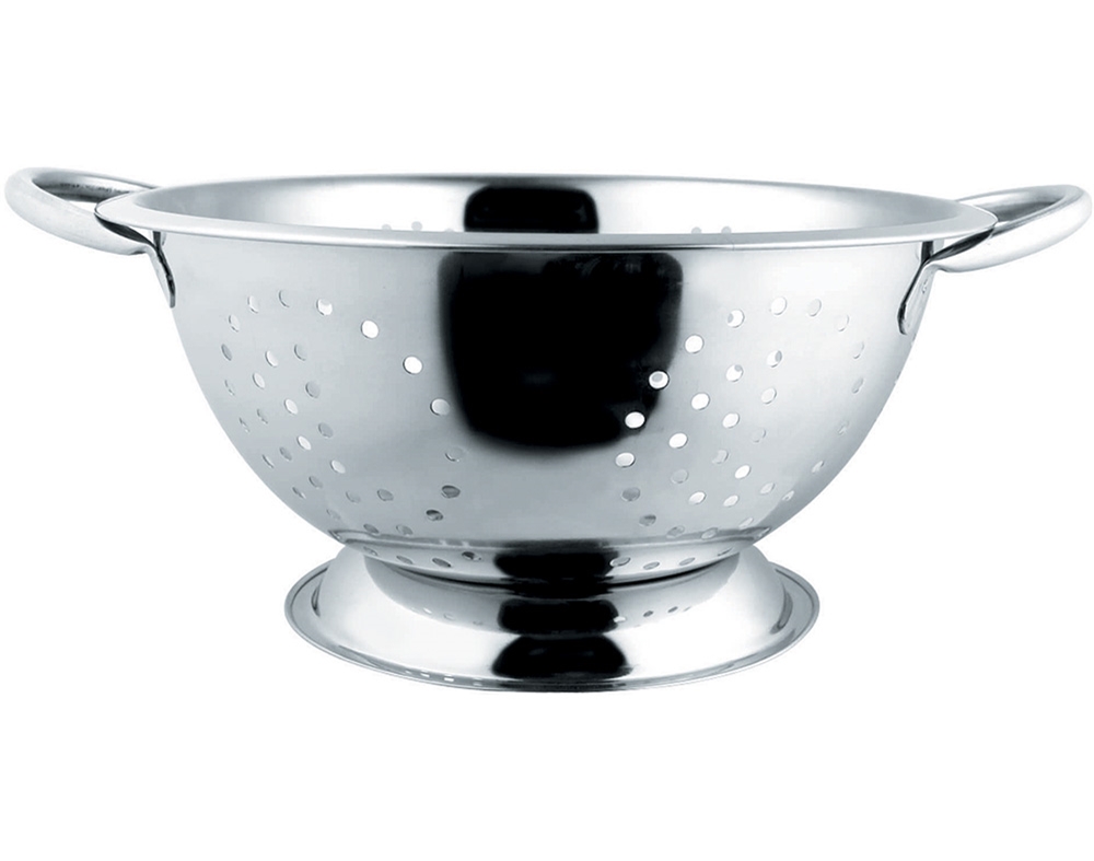 ESCORREDOR DE ALIMENTOS ACTUEL EM INOX 24CM
