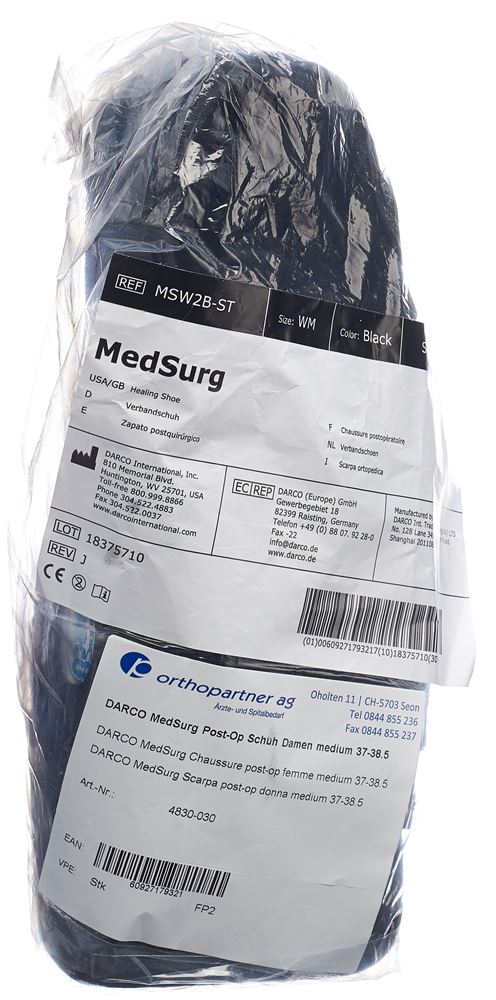 DARCO MedSurg Post-Op Schuh M 37-38.5 Damen 1 Stk