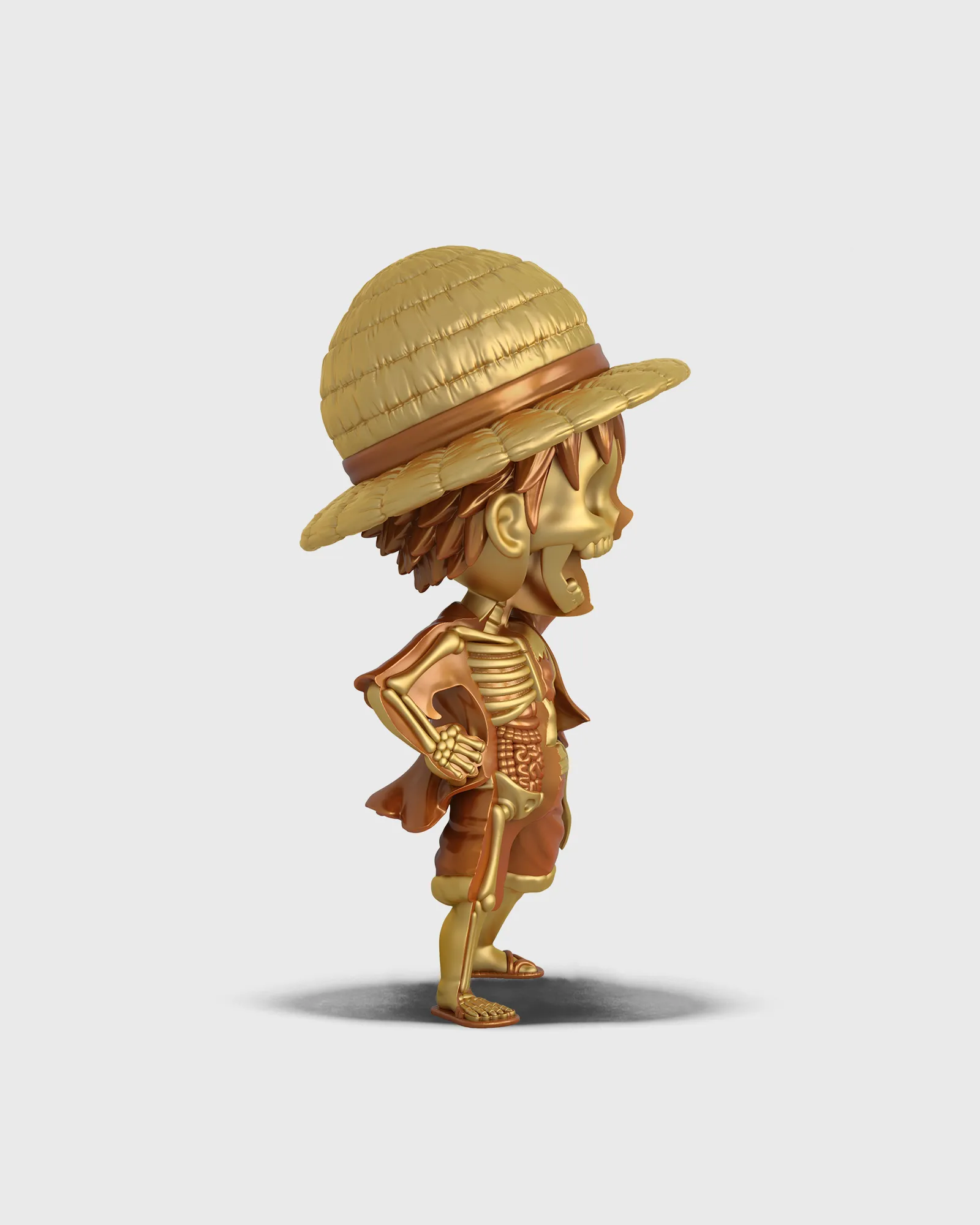 Mighty Jaxx XXRAY PLUS: Luffy (Treasure Gold Edition)