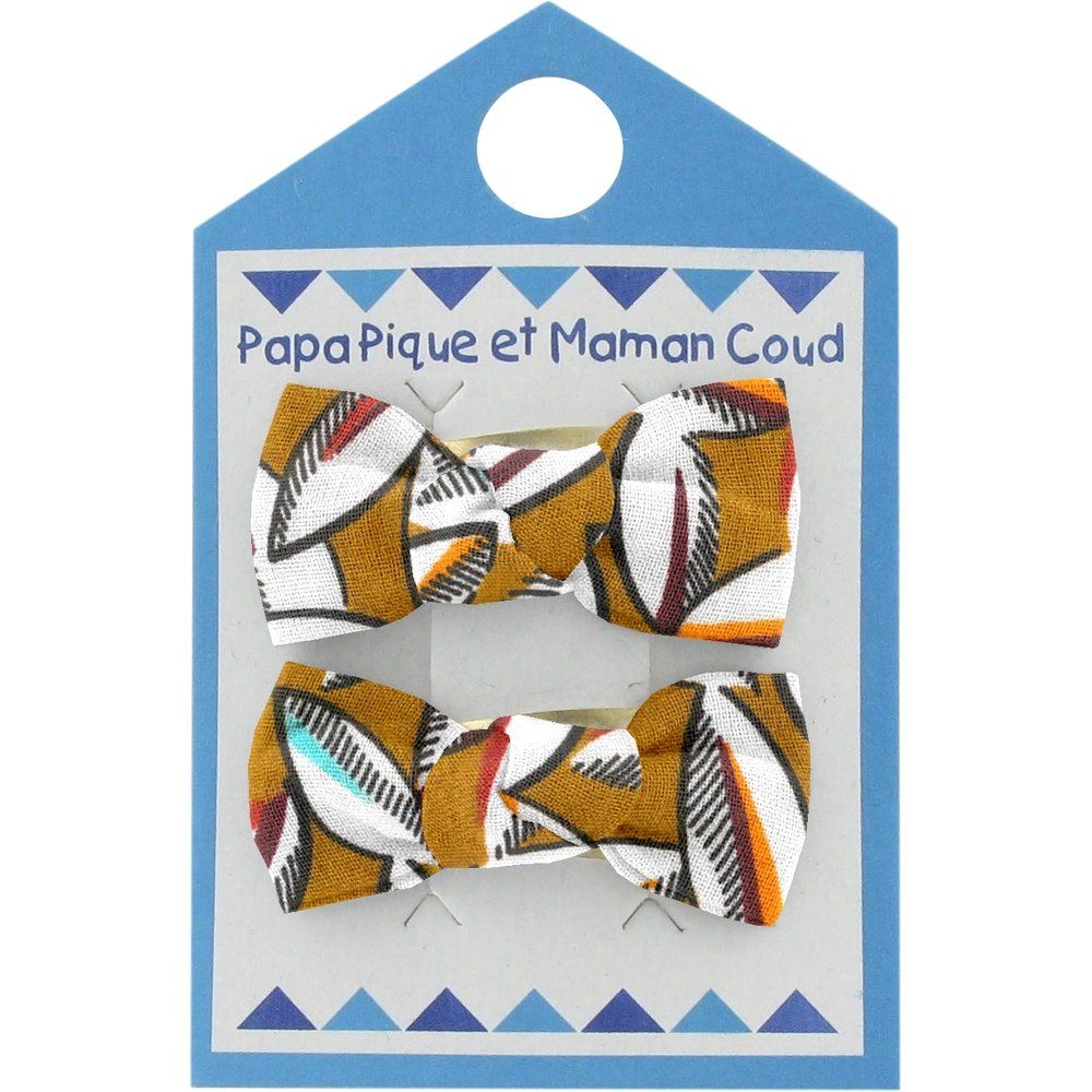 Barrettes Clic-Clac Petits Noeuds Cabosses