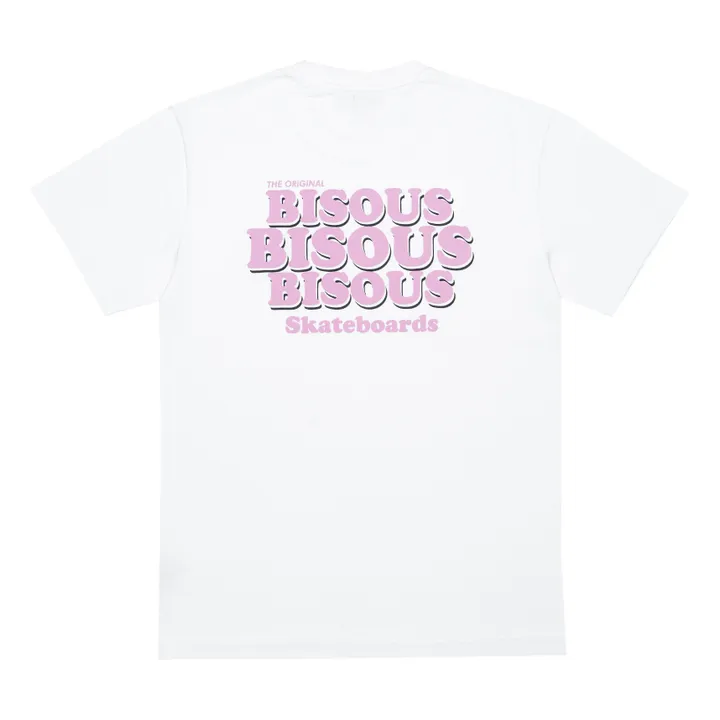 Bisous Skateboards T-shirt Grease | Blanc