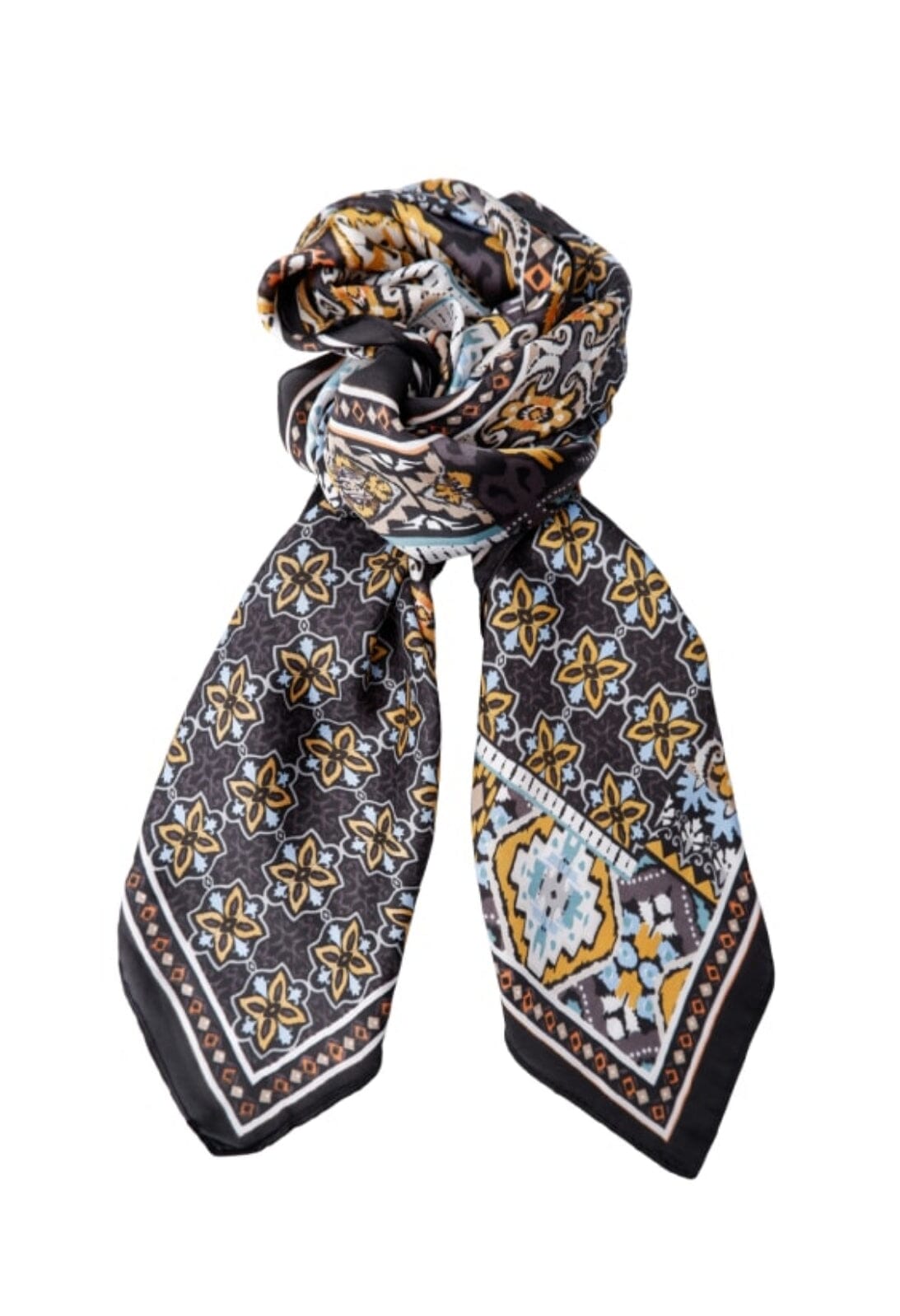Black Colour Bccarson Mini Scarf black