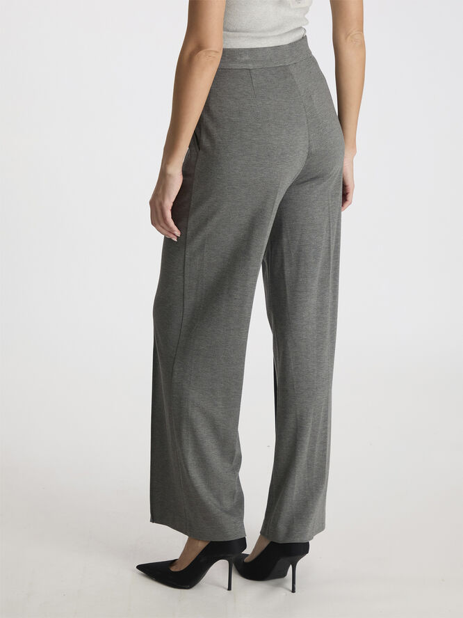 Neo Noir Anka Soft Pants Dark grey melange
