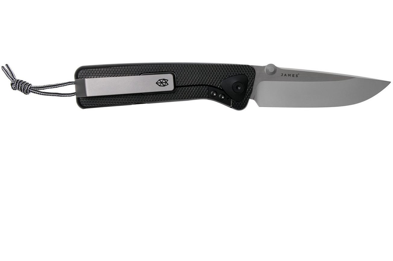 The James Brand The Barnes Black Titanium KN114107-00 zakmes