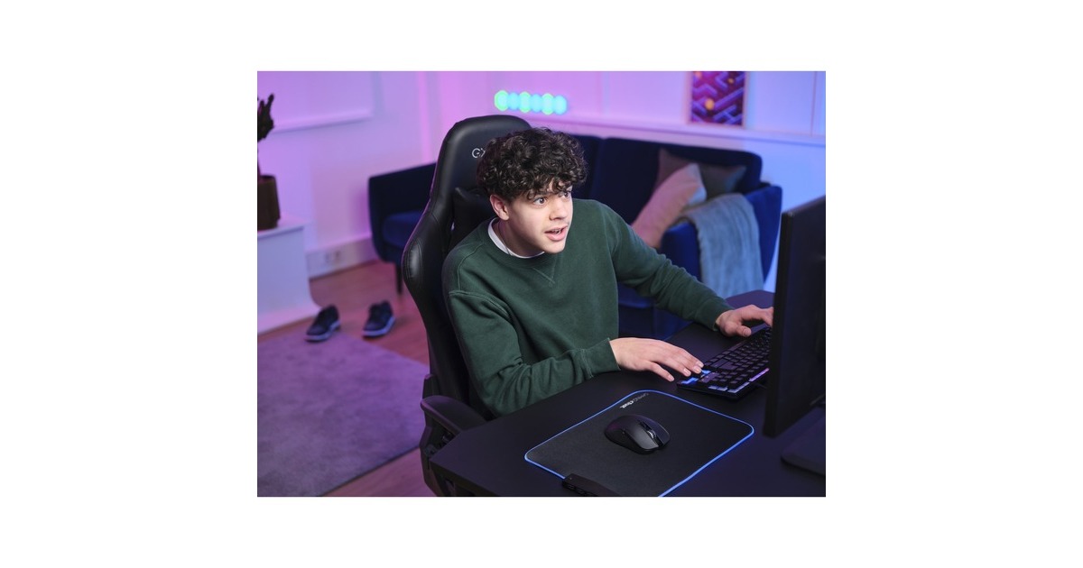 TrustGXT 923  Ybar Wireless gaming muis  (Zwart, RGB, 7200 dpi)