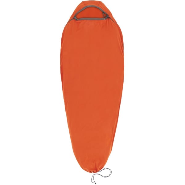 Drap sac de couchage SEA TO SUMMIT REACTOR FLEECE SLEEPING BAG LINER MUMMY W/ DRAWCORD COMPACT RED