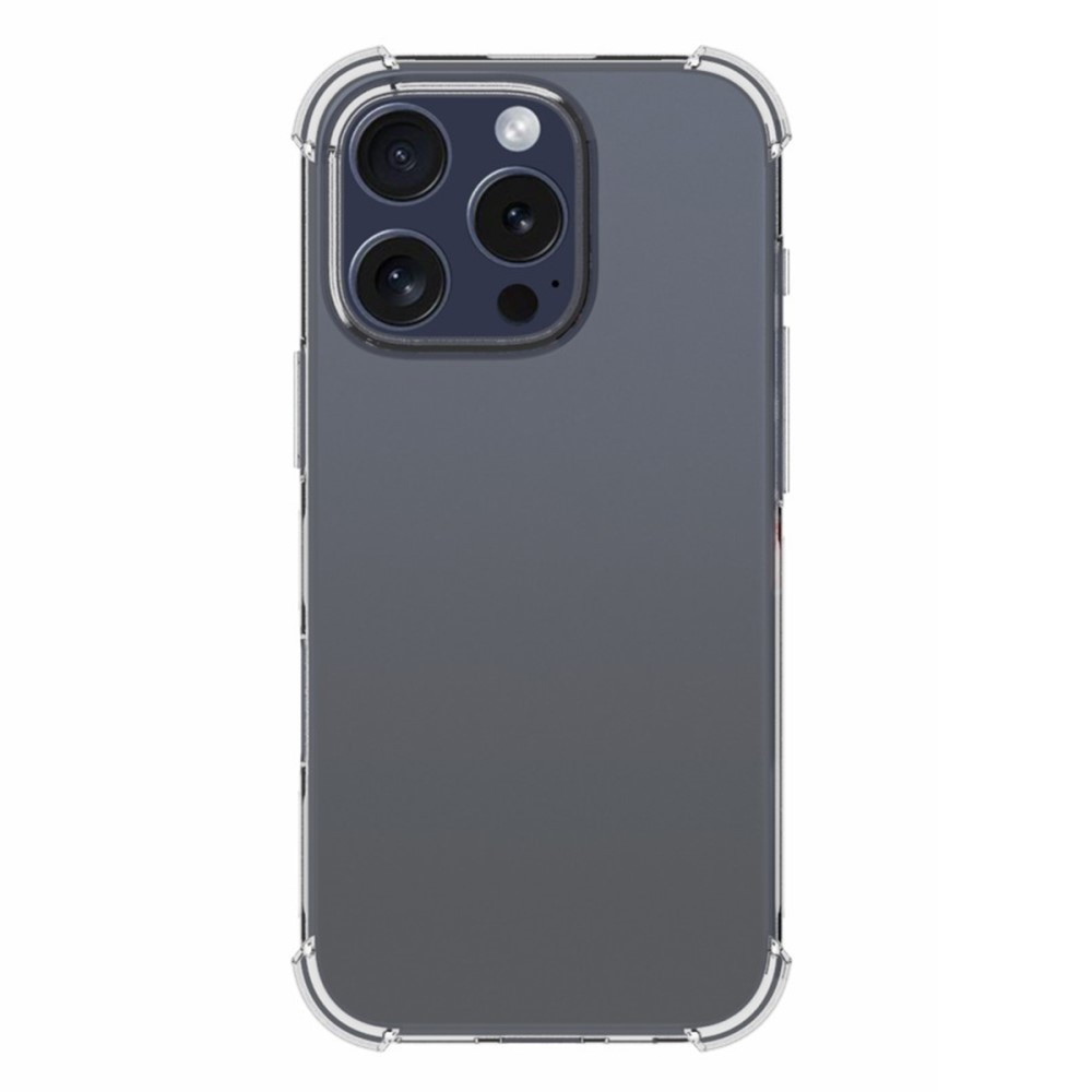 iPhone 16 Pro Gummi Hülle Case Slim Design mit Air Cushion Fallschutz - Transparent