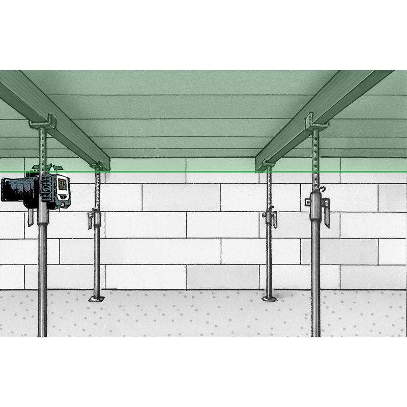 Laserliner DuraPlane G360RX lijnlaser 360° Groen