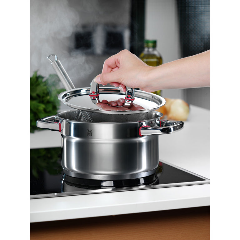 WMF Premium One Kookpan hoog met deksel - Ã200mm