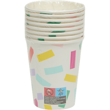 HEMA Bekers Multicolor 8 Stuks