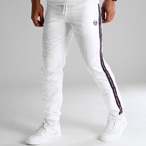 Pantalon Jogging A Bandes Meridiano 39732 Blanc