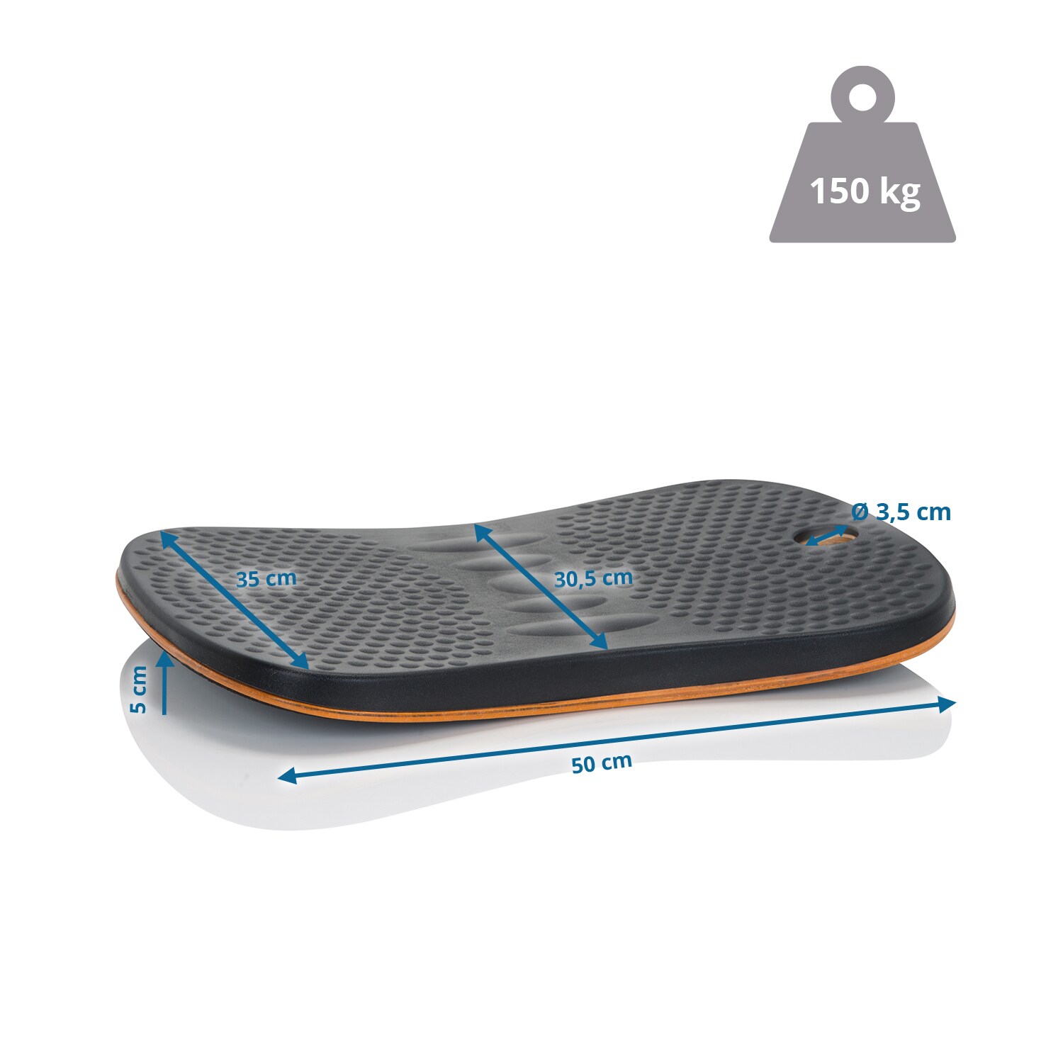 Balance Board ACTIV MDF Platte, PU (Polyurethan), Gummi hjh OFFICE