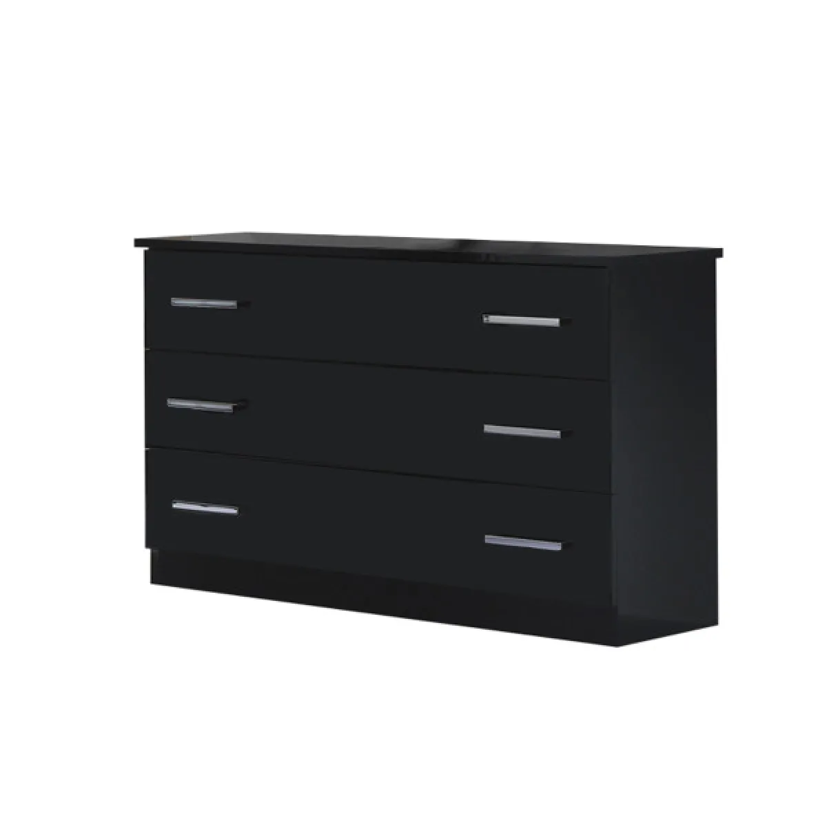 Commode Dansmamaison Arezzo - Noir Brillant