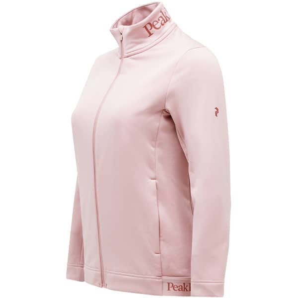 Veste polaire PEAK PERFORMANCE W RIDER TECH ZIP JACKET WARM BLUSH
