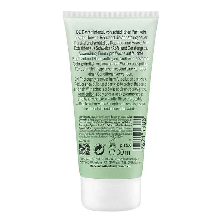 Rausch Anti-Pollution-Peeling-Shampoo mit Schweiz.Apf., 30 ml