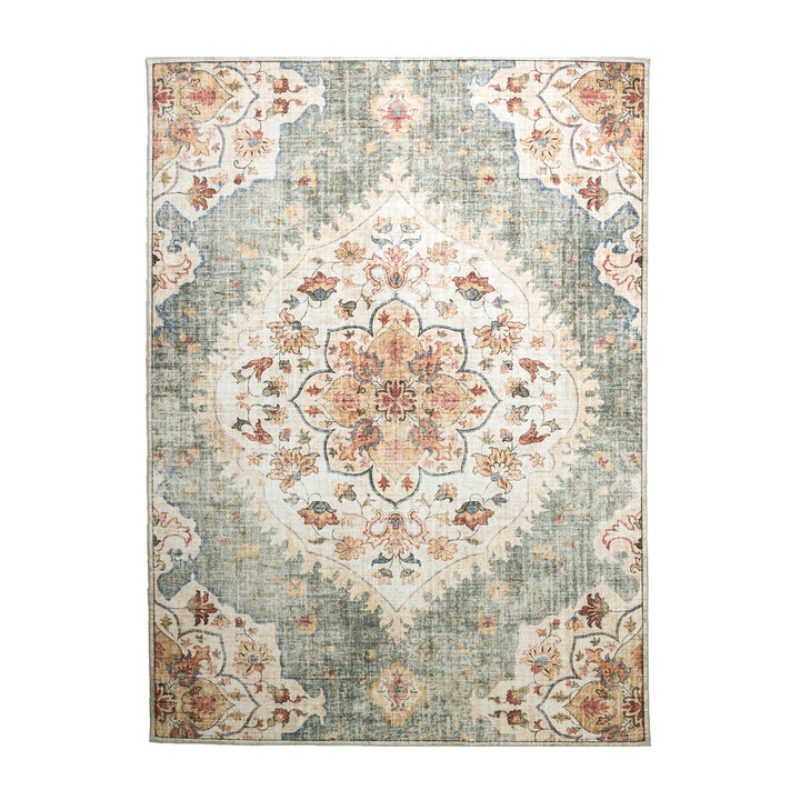 Vintage buitenkleed - Santo Mandala Olijfgroen