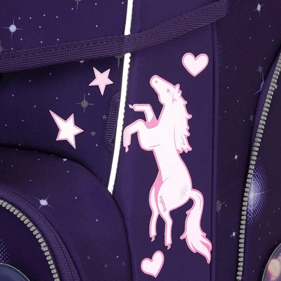 Ergobag Zubehör - Reflexie Sticker Set 10tlg. Pferde