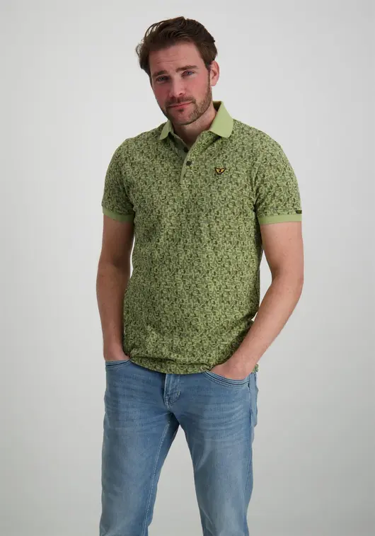 PME Legend Polo met all-over patroon PPSS2402852