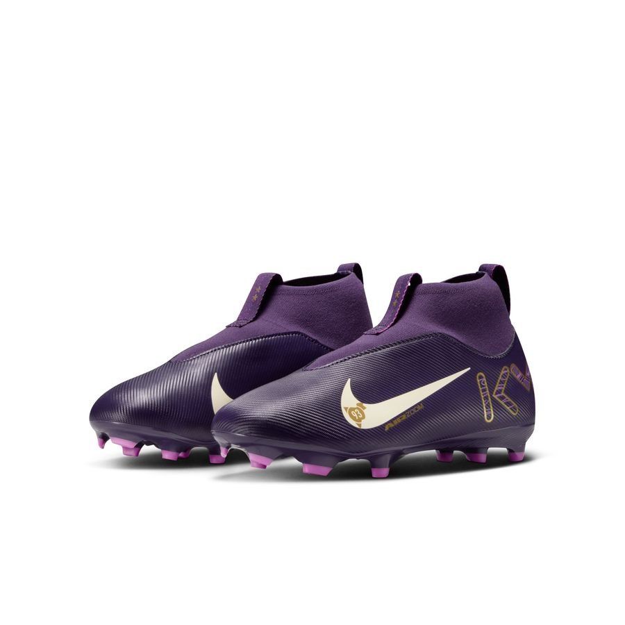Nike Air Zoom Mercurial Superfly 10 Academy MG Mbappé Personal Edition - Violet/Blanc Enfant