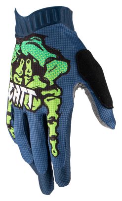 Gants Longs Leatt MTB 1.0 GripR Zombie Bleu