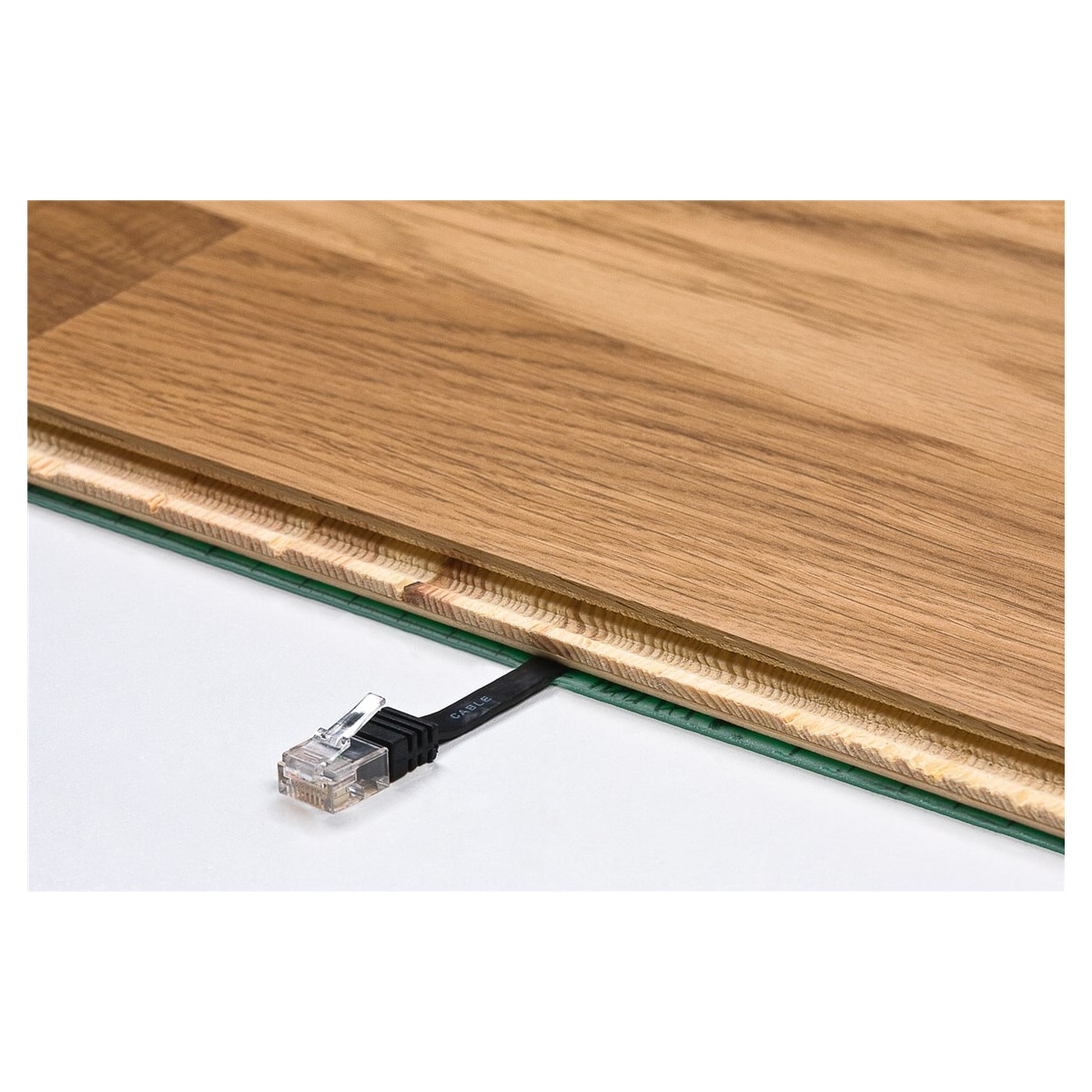 CAT 6A flat-patch kabel U/UTP, oransje