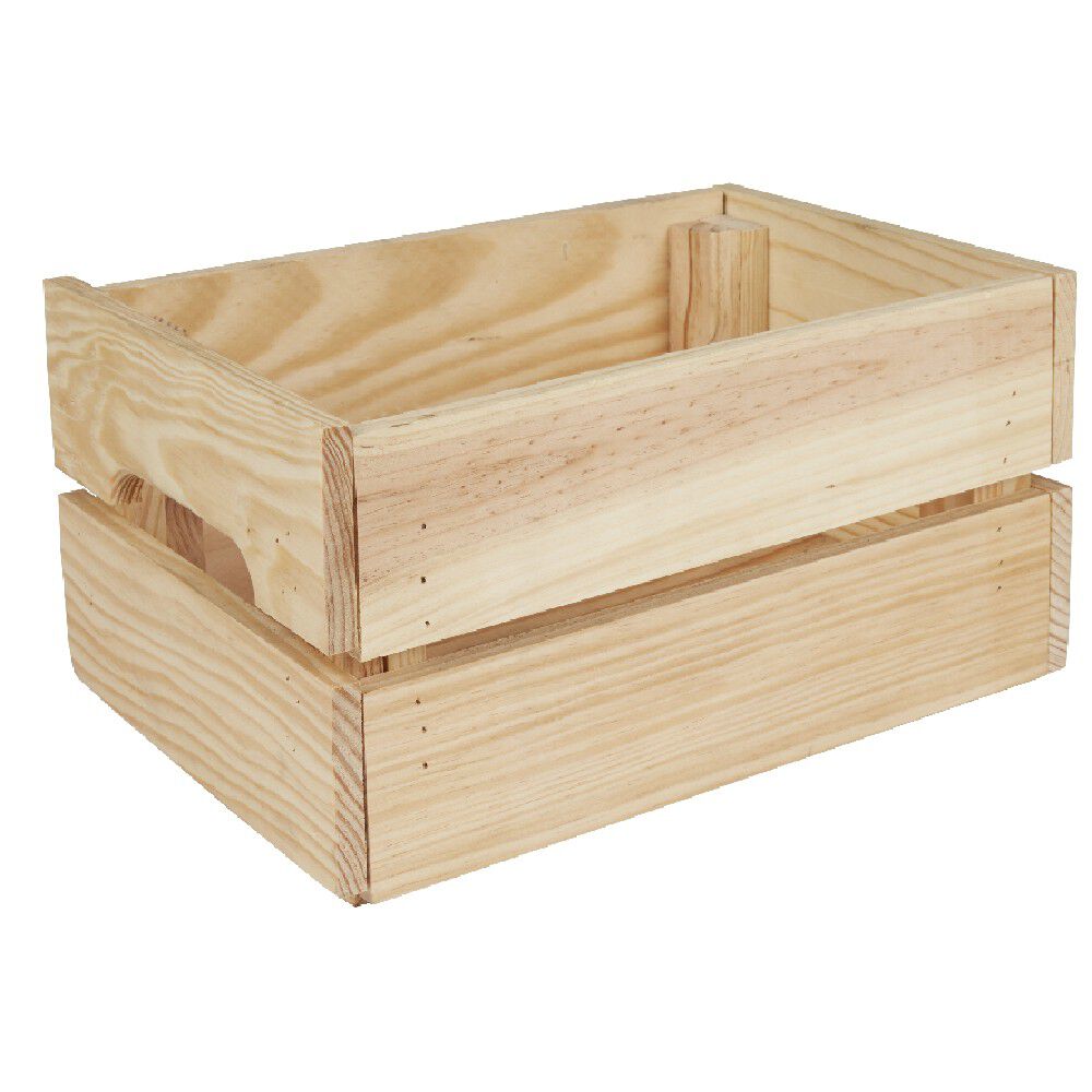 Caisse en bois pin massif à monter soi-même petit modèle