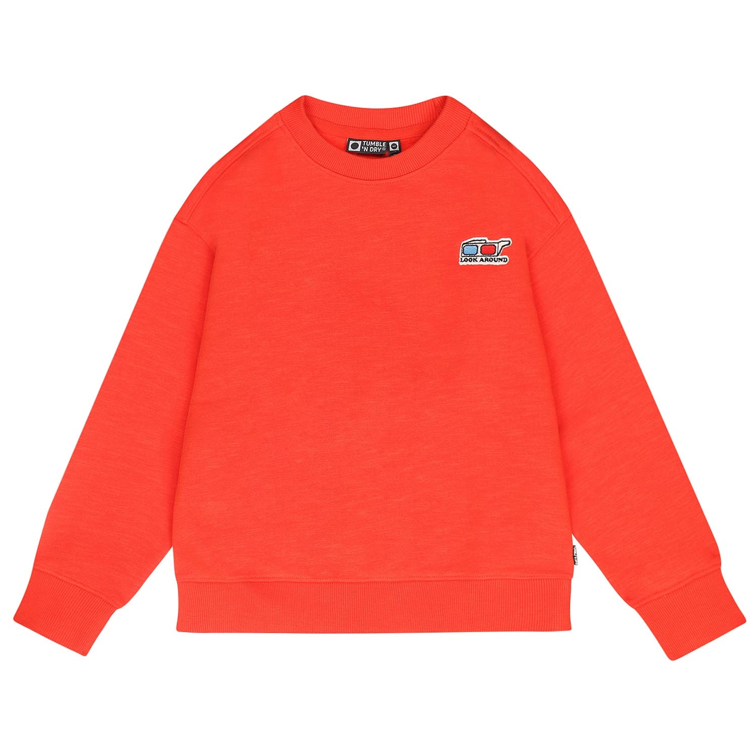Tumble 'N Dry peuter sweater lange mouwen logo rood