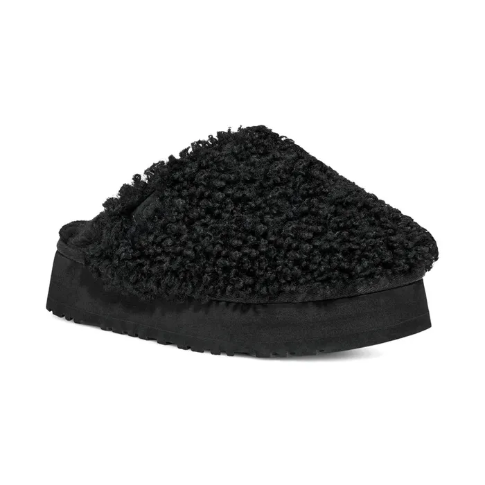 UGG Maxi Curly Platform Pantoffels Dames
