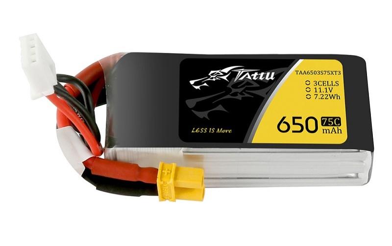 RC-Akku LiPo 650 mAh 11.1 V 75C3S LiPo Akku für Flugmodelle und Multikopter mit XT30 Stecker