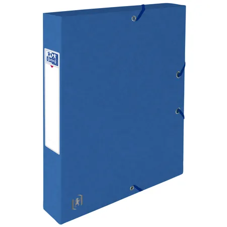 Oxford Sammelbox TOP FILE+, A4, Rückenbreite 40mm, aus 425 g/m² karton, blau