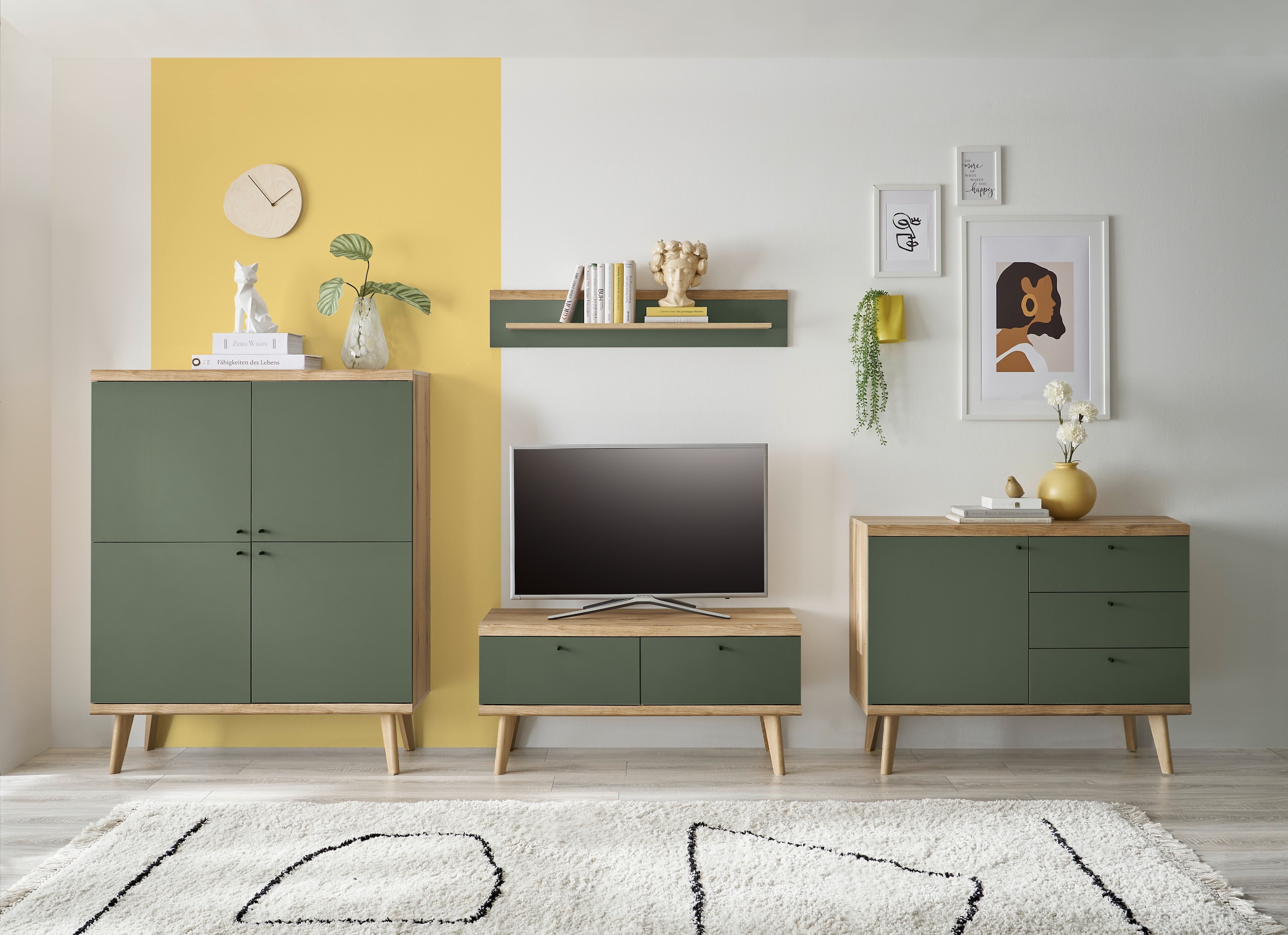 INOSIGN Wandboard »MAVAS« in moderner Trendfarbe, Breite 107 cm