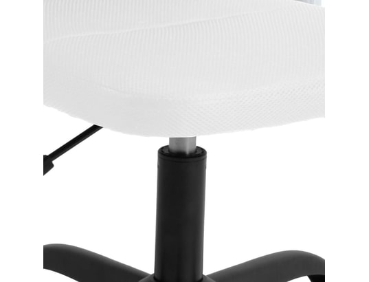 VIDAXL - Chaise de bureau blanc tissu en maille