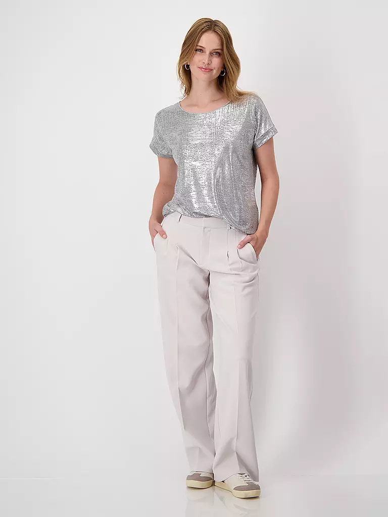 MONARI T-Shirt silber