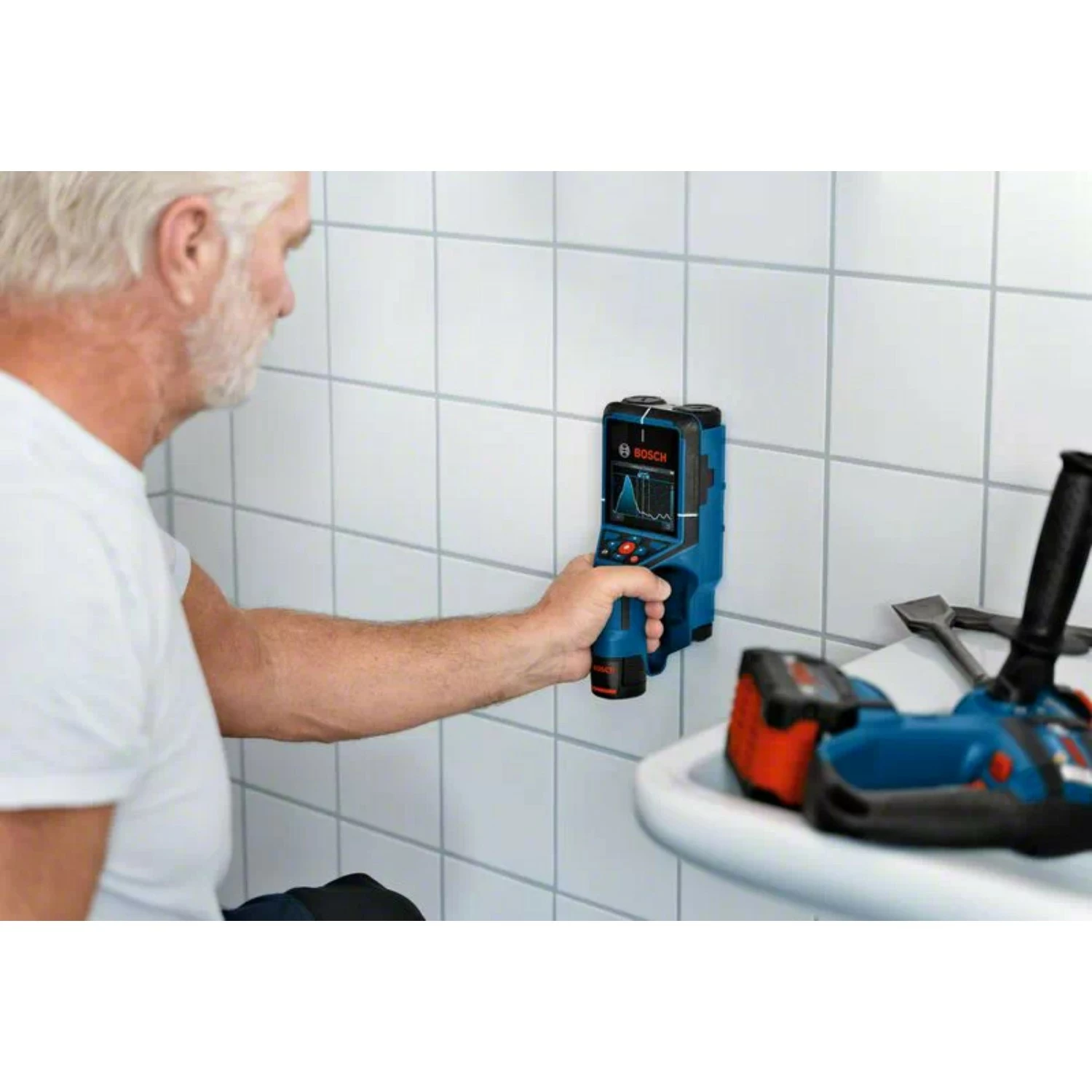 Bosch D-tect 200 C Detector muurscanner set (1x 2,0Ah) in L-Boxx - 200mm