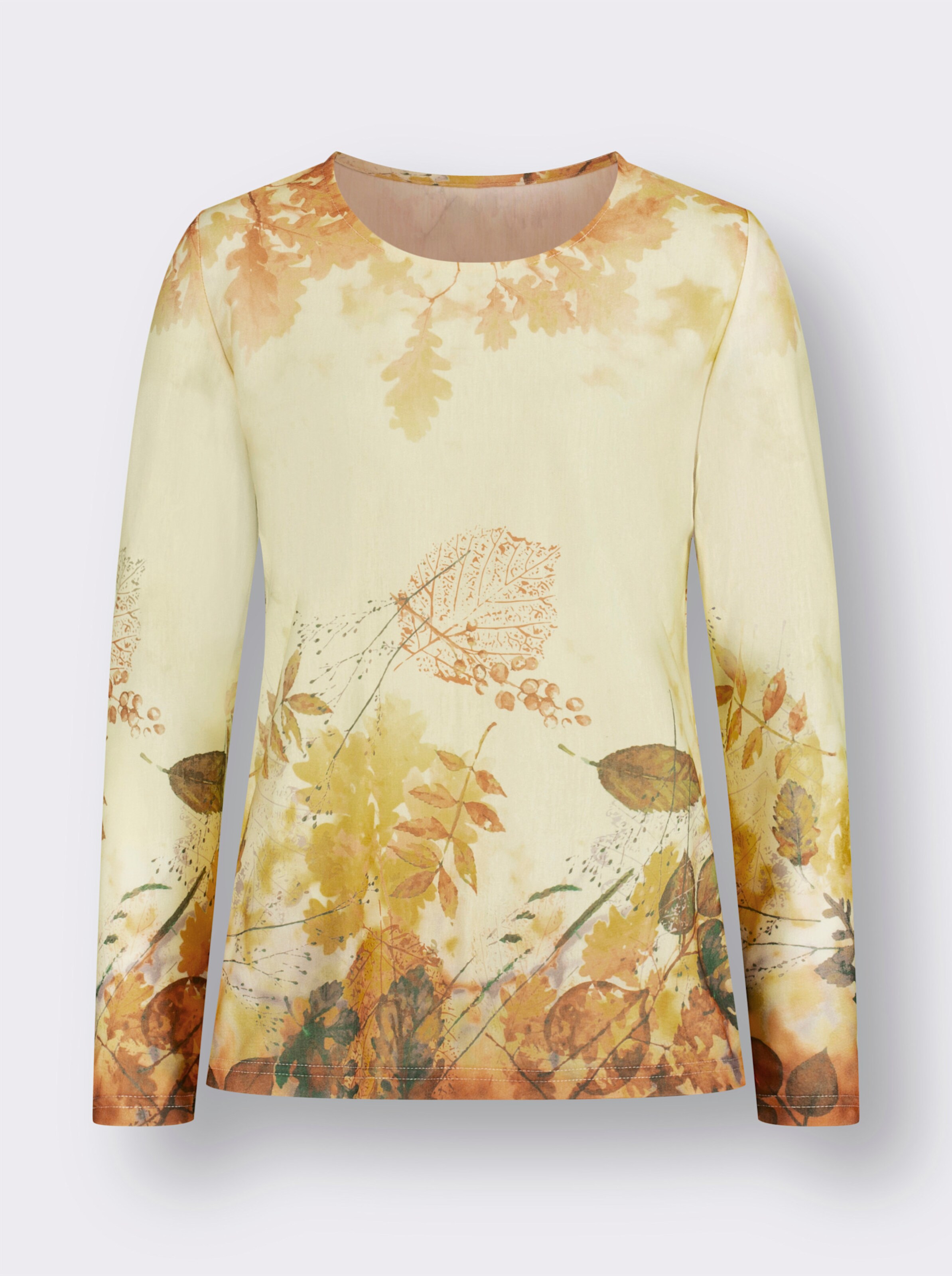 Langarmshirt mit Bordürendruck
