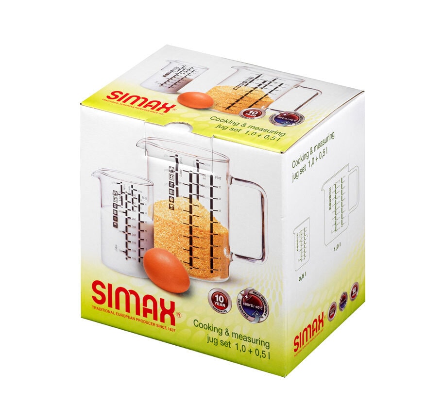 SIMAX Messbecher 2-teilig transparent