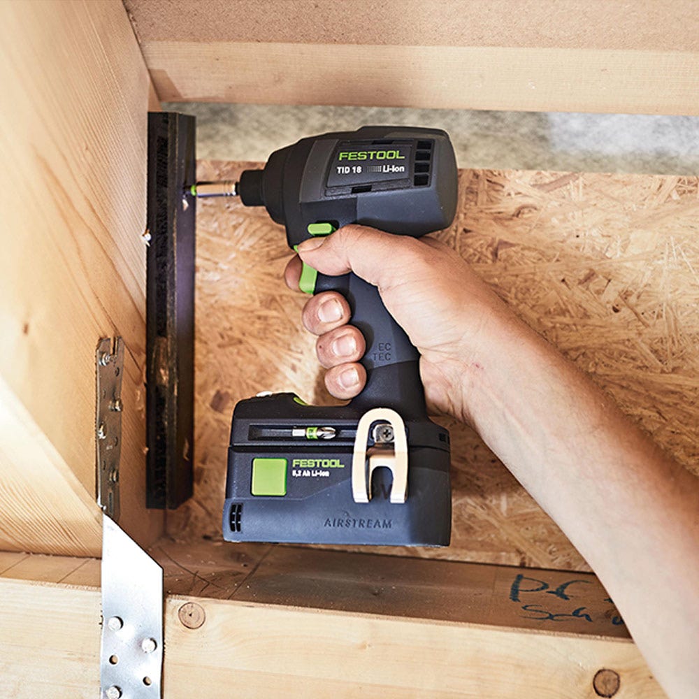 Parafusadeira de impacto sem escova FESTOOL 18V TID, cor básica, modelo 576481