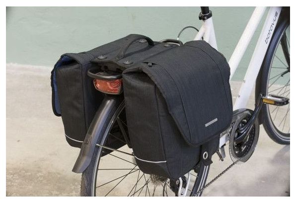 NEW LOOXS Sacoche double pour vélo Avero Racktime 25 Litres 32 X 33 X 13 Cm