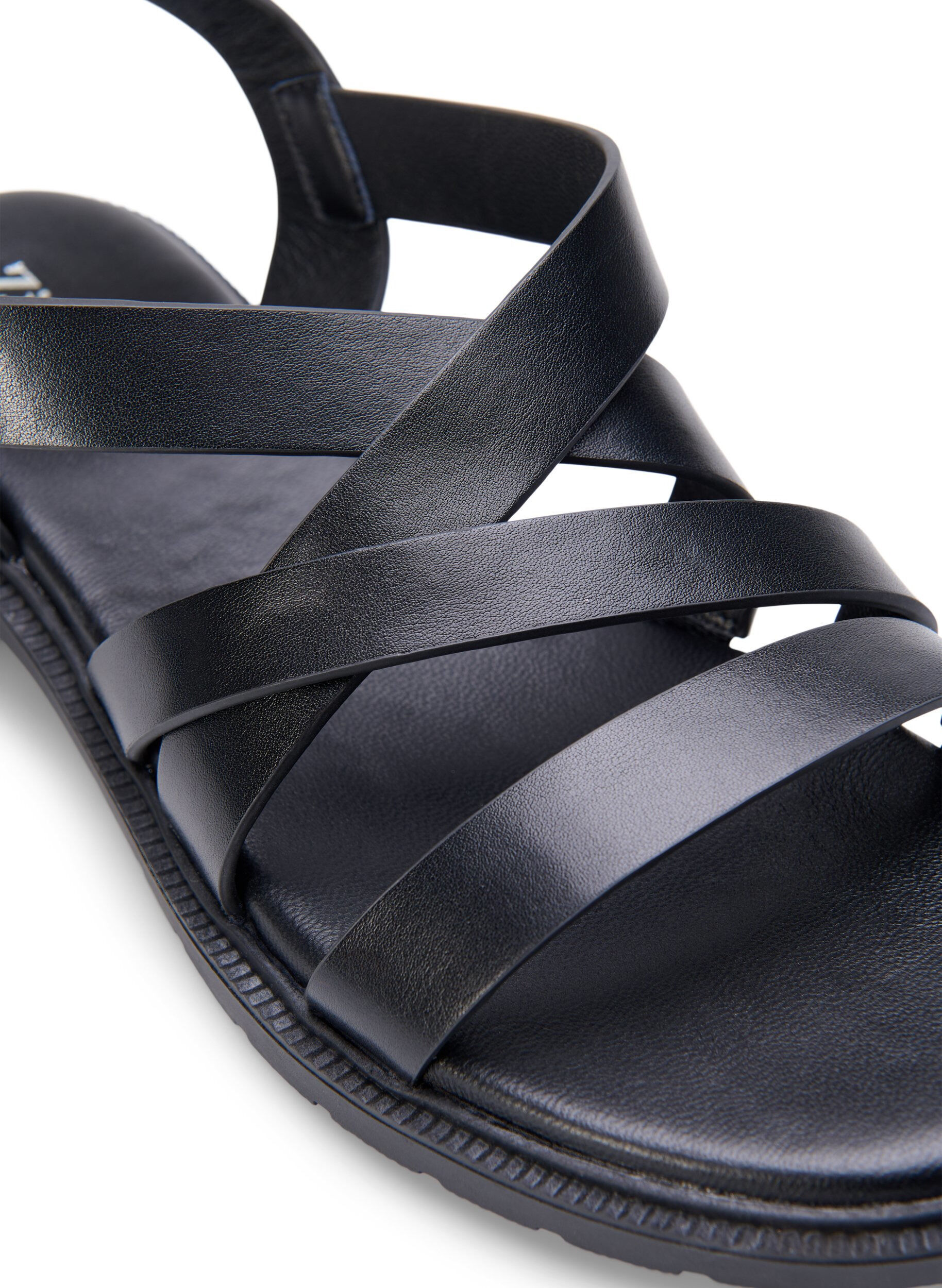 Wide fit - Sommer sandal i læder
