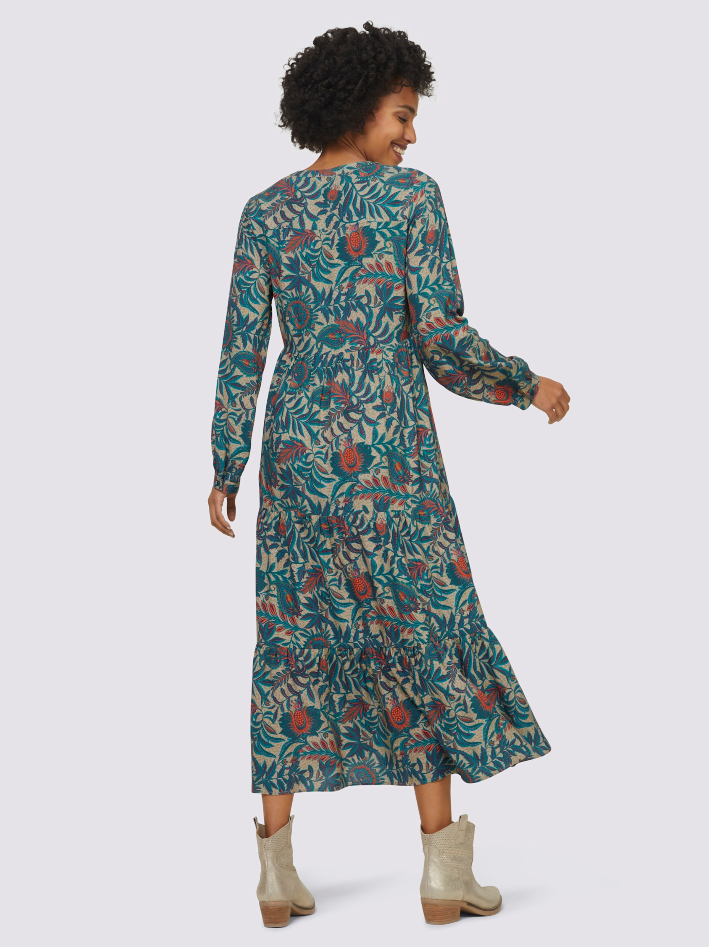 Druck-Kleid