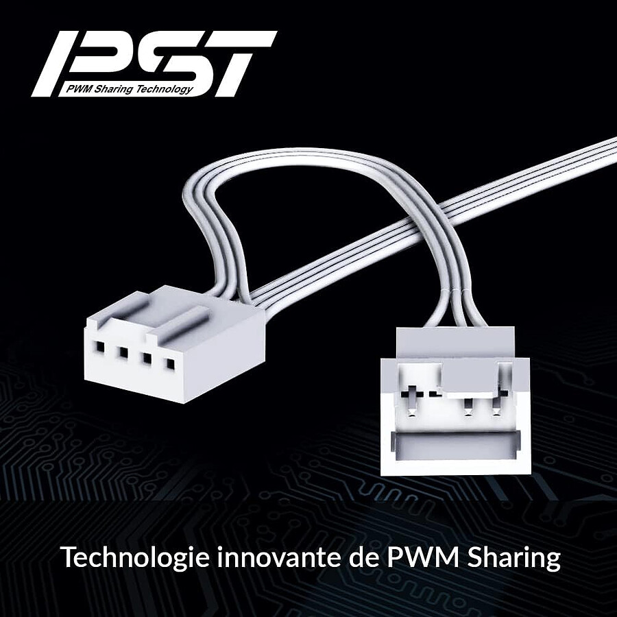Arctic P12 PWM PST - Blanc