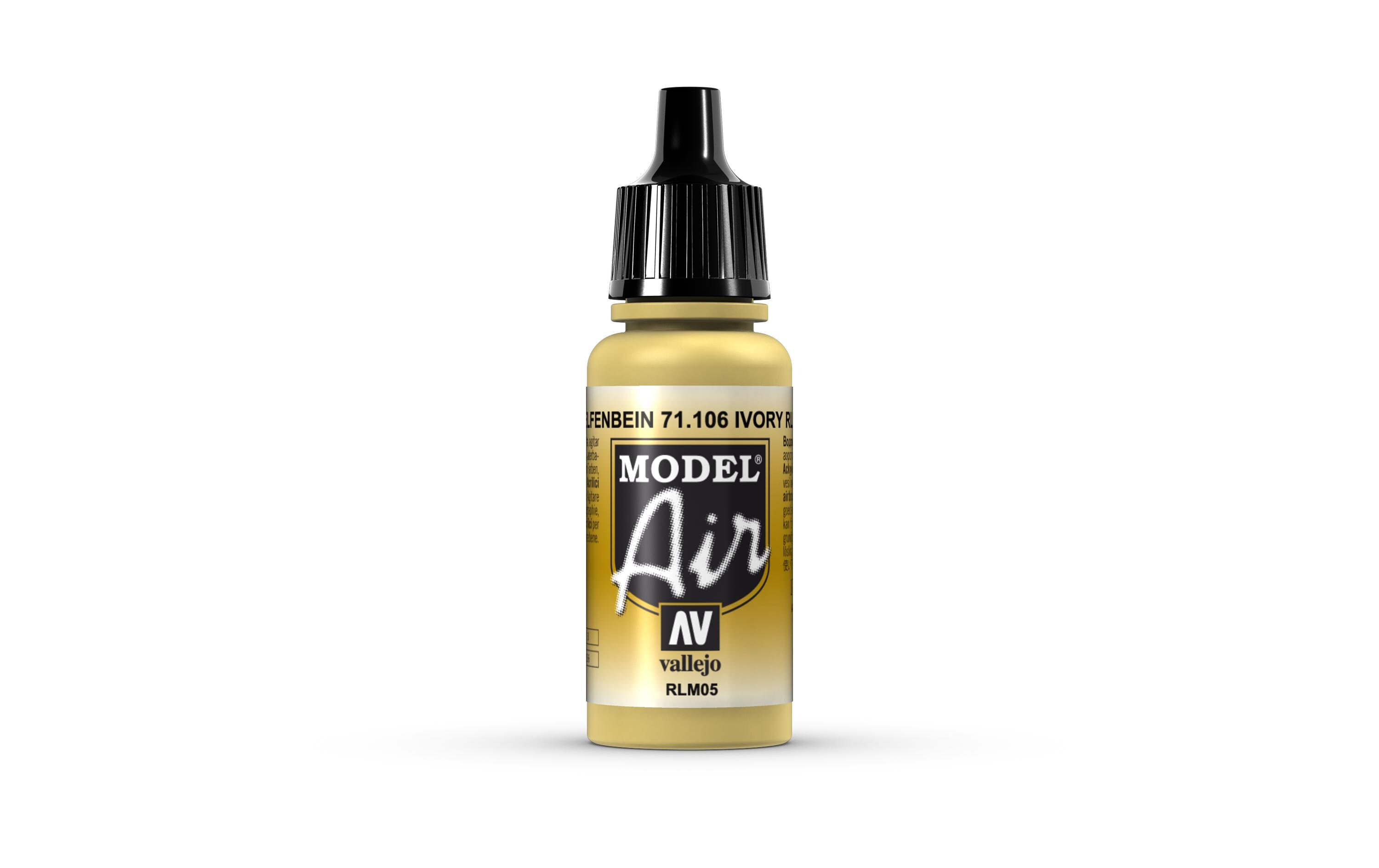 Airbrushfarbe Elfenbein RLM05 17 mlAcryl Model Air Color für Airbrush