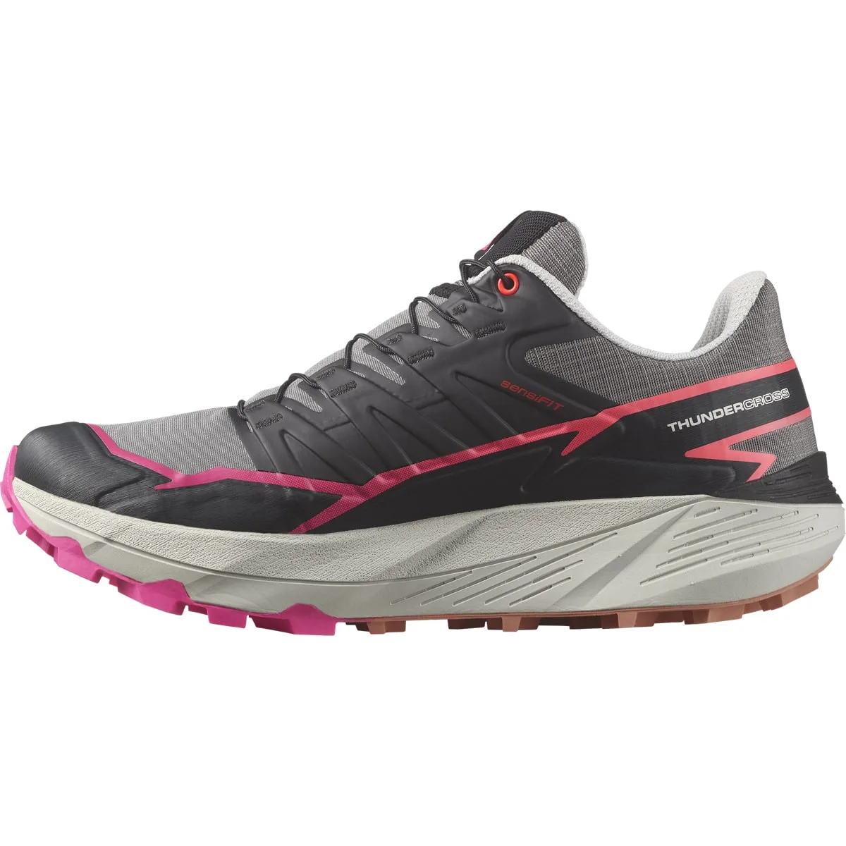 Salomon Women's Thundercross Plum Kitten/Black/Pink Glo
