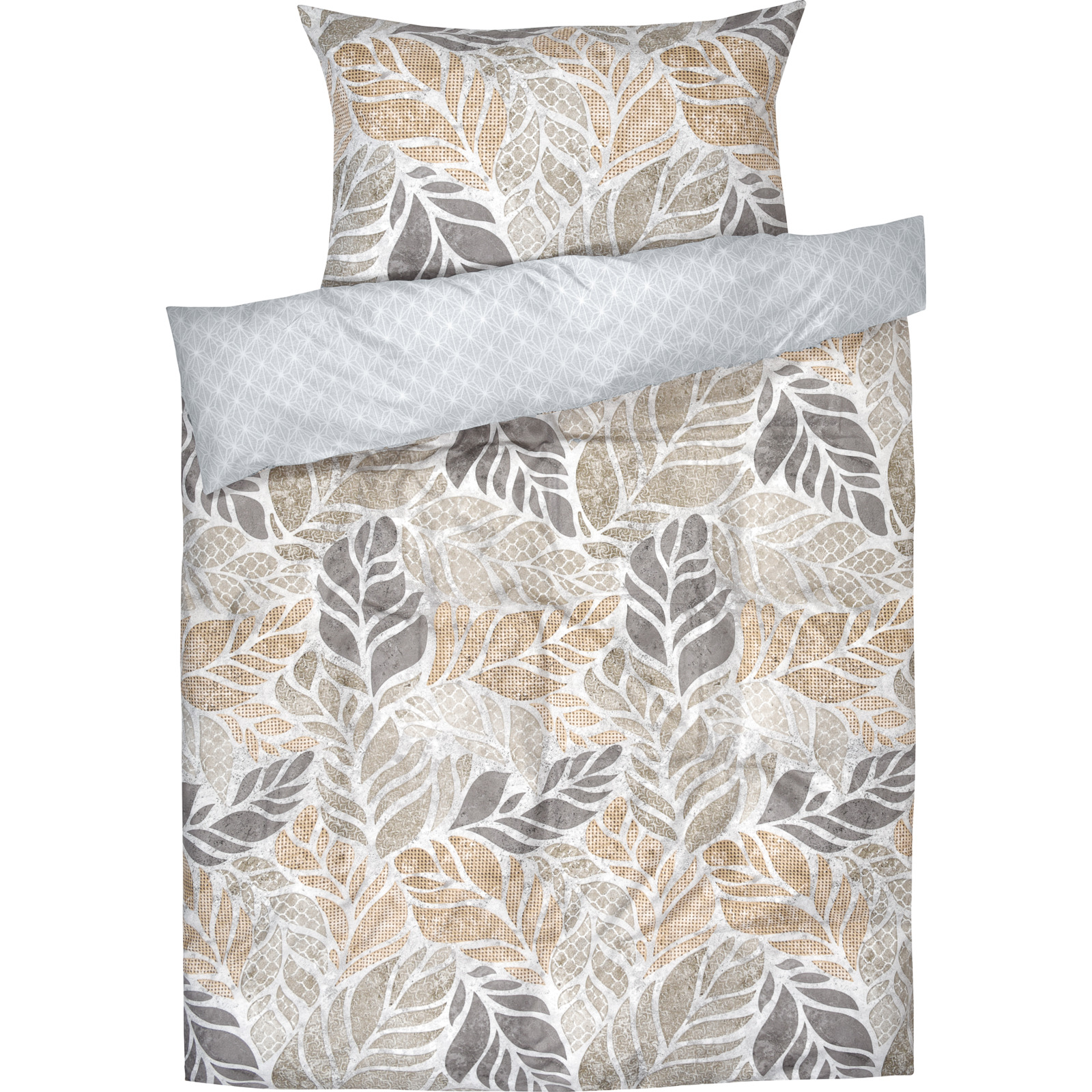 Bettwäsche Federn beige