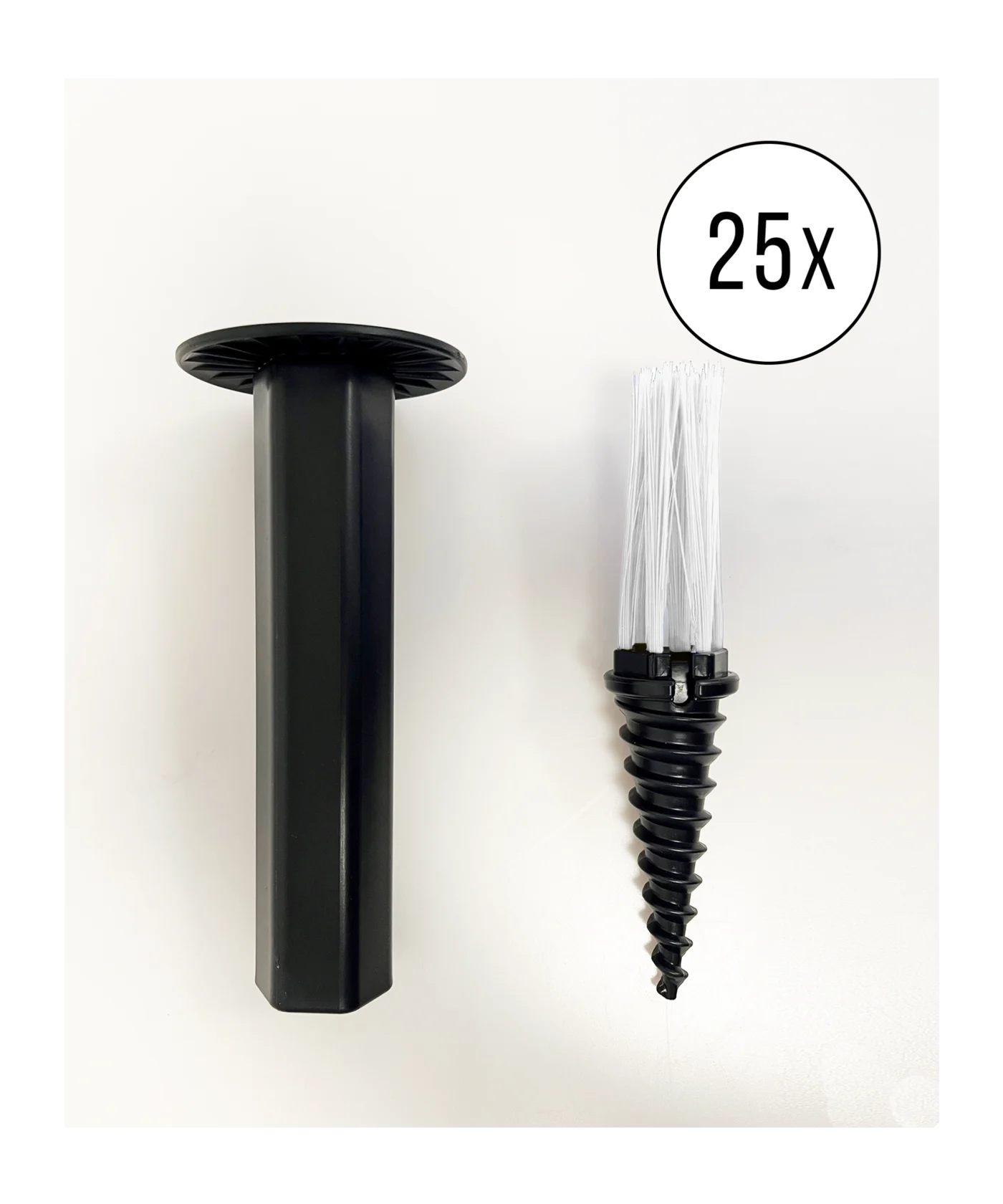 Cawila Einmesshilfe PITCH 25er Set Weiss | Markierungshilfe für Fußballplätze