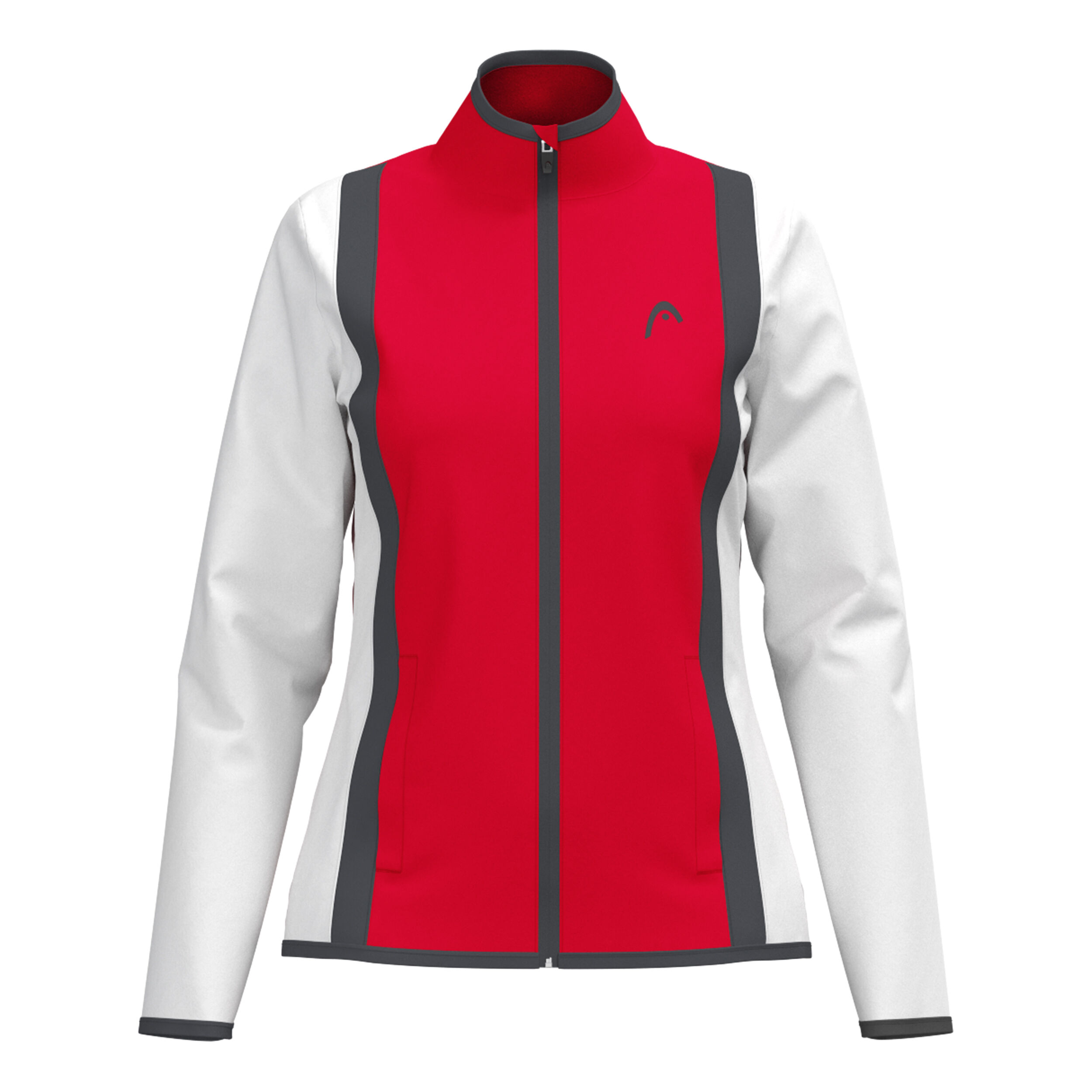 HEAD Club 25 Jacket Women Veste De Survêtement Femmes - Rouge , Blanc