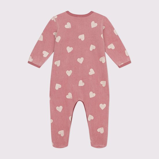 Pyjama en velours imprimé   Rosewood        de               Petit Bateau