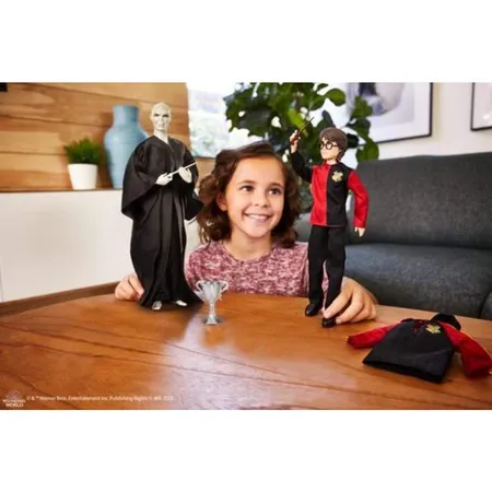 Mattel Harry Potter Geschenkset für Sammler mit Voldemort-Puppe und Harry Potter-Puppe
