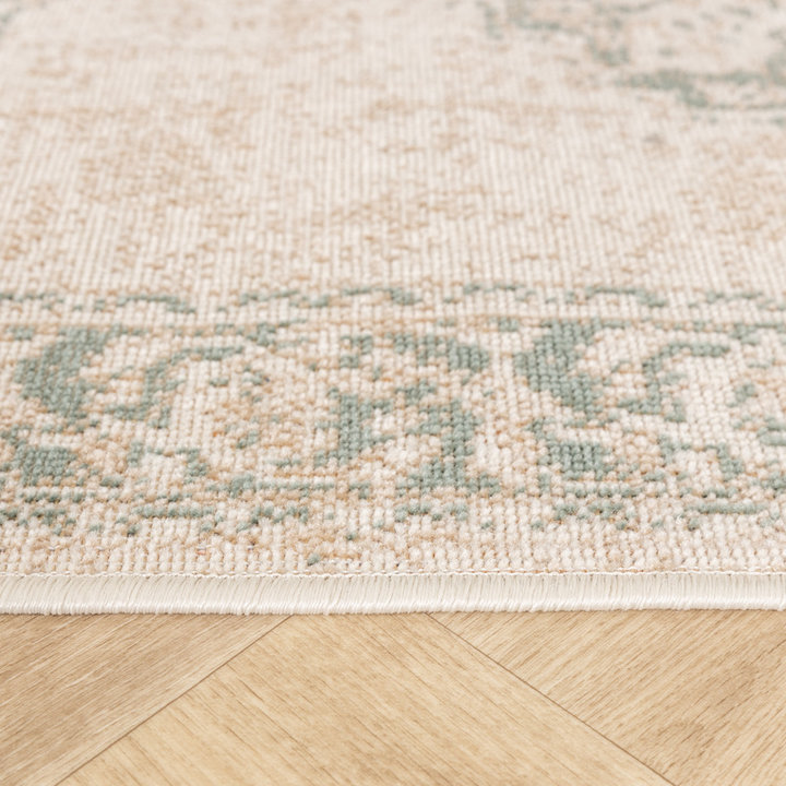 Vintage loper - Spring Medaillon Creme/Groen