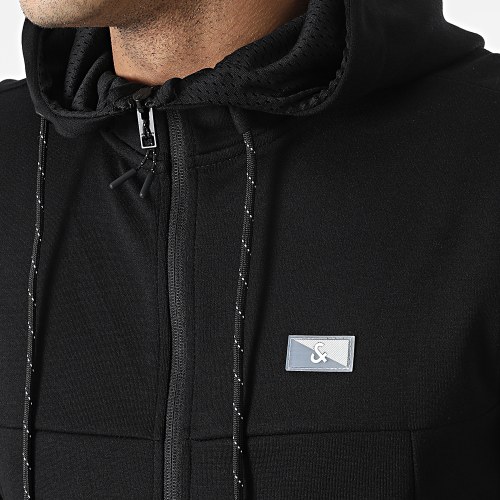 Sweat Capuche Zippé Air Noir